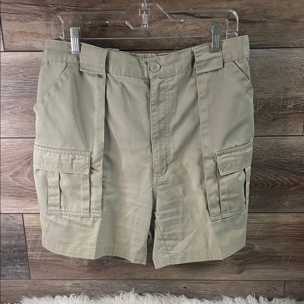 WEEKENDER Mens Tan Cargo Pocket Shorts Size 36 Hiking Camping Casual Wear